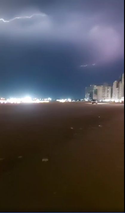 البرق والرعد فى سماء الاسكندرية البرق والرعد فى سماء الاسكندرية