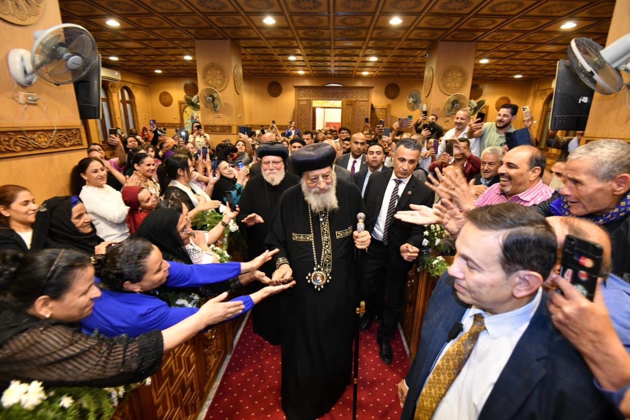 وصول قداسة البابا وصول قداسة البابا