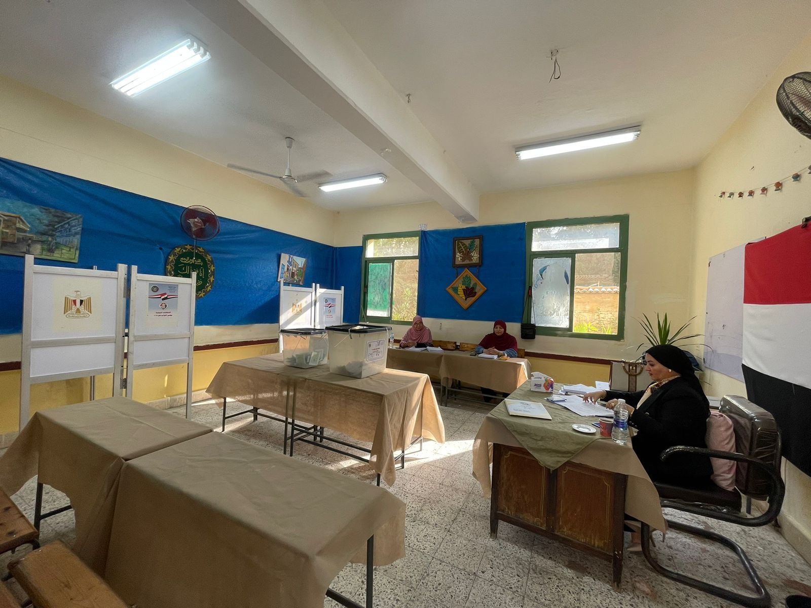 فتح لجان الجيزة ثانى أيام انتخابات النواب