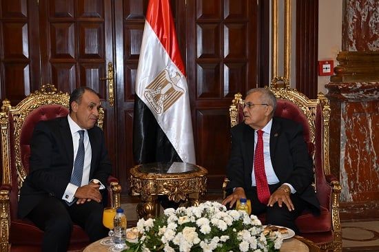 المستشار عصام فريد، رئيس مجلس الشيوخ، و الدكتور بدر عبد العاطي وزير الخارجية (2) المستشار عصام فريد، رئيس مجلس الشيوخ، و الدكتور بدر عبد العاطي وزير الخارجية (2)