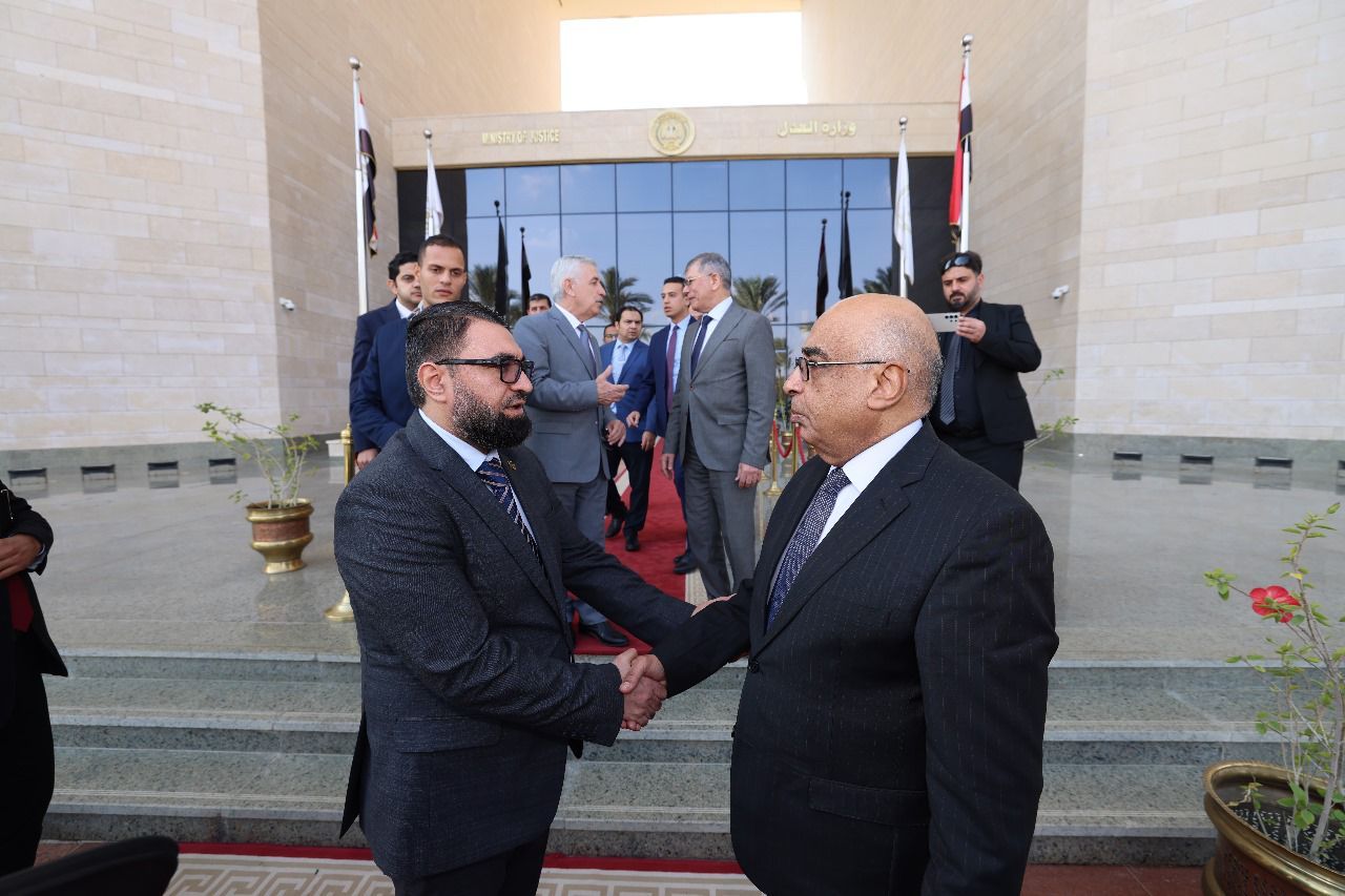 وزير العدل المصرى يستقبل نظيره السوري