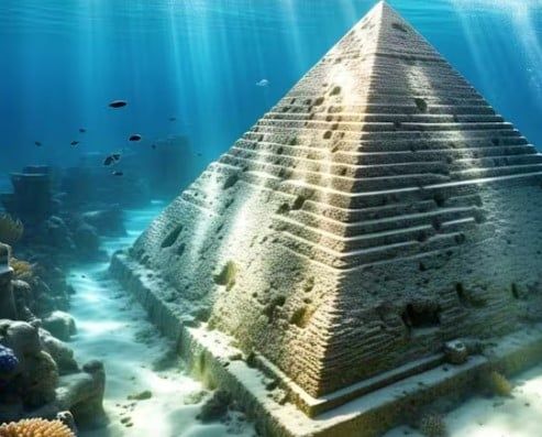 هرم فى الاعماق هرم فى الاعماق