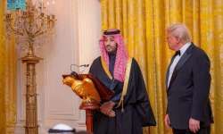 ولي العهد يشّرف حفل العشاء المقام في البيت الأبيض