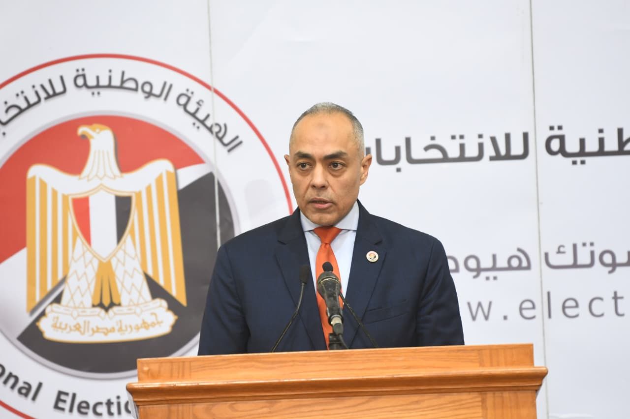 القاض أحمد بنداري خلال كلمته بالمؤتمر (7)