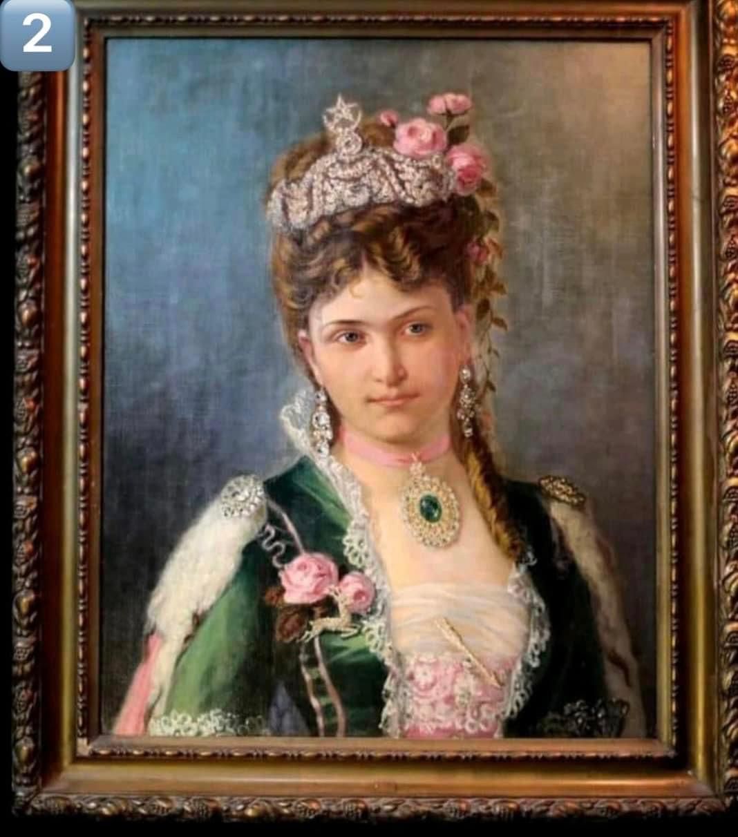 أميرة من أسرة العلوية احد اللوحات بمتحف الغردقة