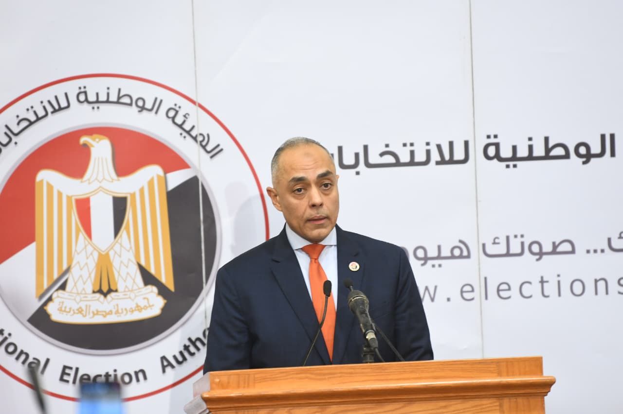 القاض أحمد بنداري خلال كلمته بالمؤتمر (14)