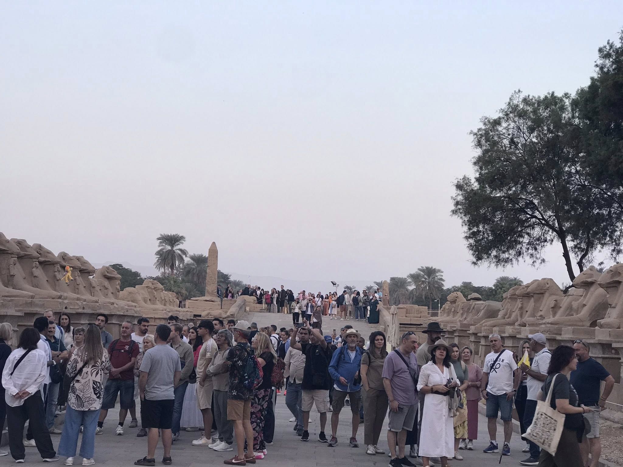 معابد الأقصر تسجل ارتفاع في زيارات سياح العالم مع نسمات الشتاء