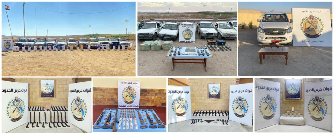 قوات حرس الحدود تضبط مخدرات وسلاح تتجاوز 2 مليار جنيه بسيناء (1) قوات حرس الحدود تضبط مخدرات وسلاح تتجاوز 2 مليار جنيه بسيناء (1)