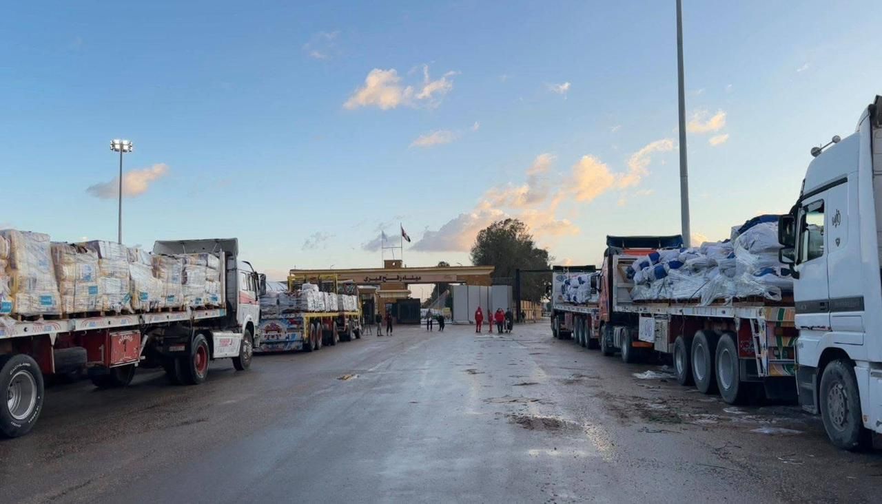 مساعدات مصر إلى غزة