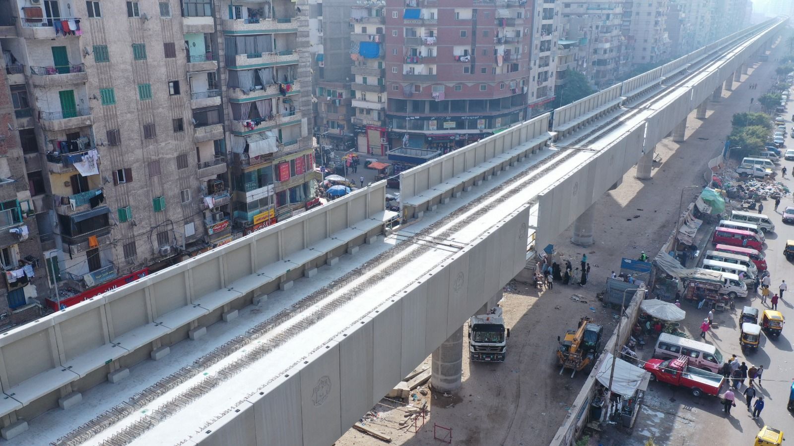 مترو الاسكندرية وأعمال الإنشاءات