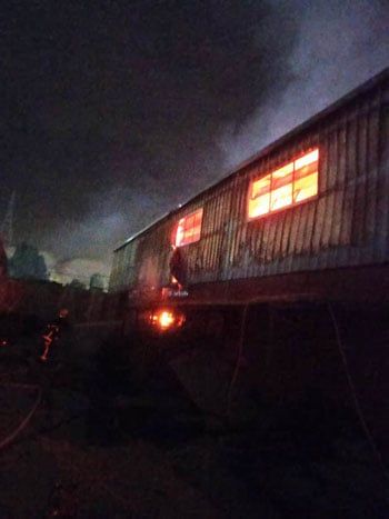 حريق مخزن فى القطامية (2)