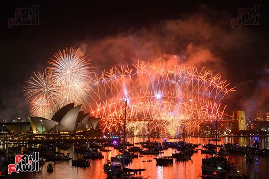 ألعاب نارية ليلة رأس السنة فوق سيدني ألعاب نارية ليلة رأس السنة فوق سيدني