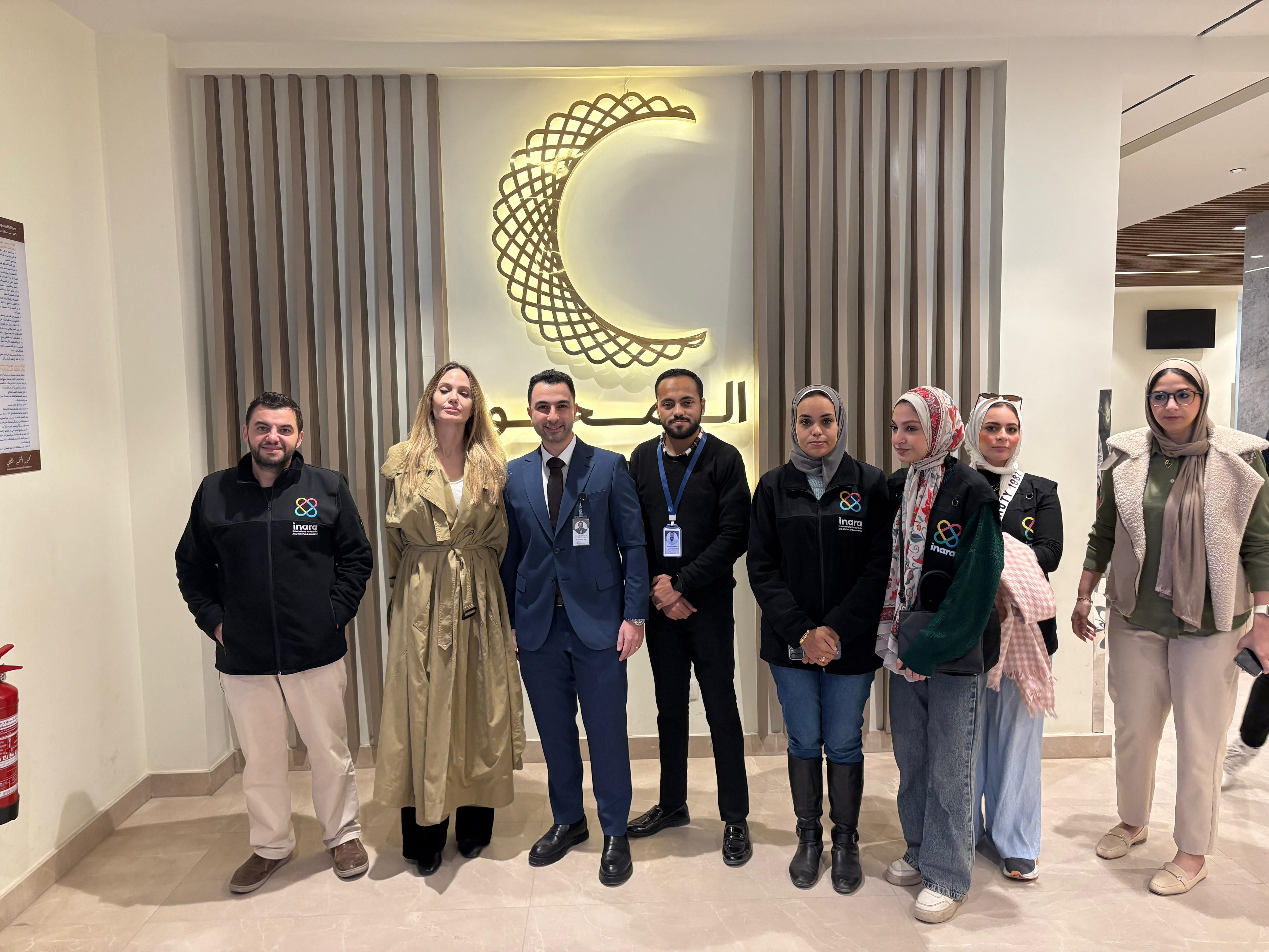 النجمة العالمية أنجلينا جولي في القاهرة