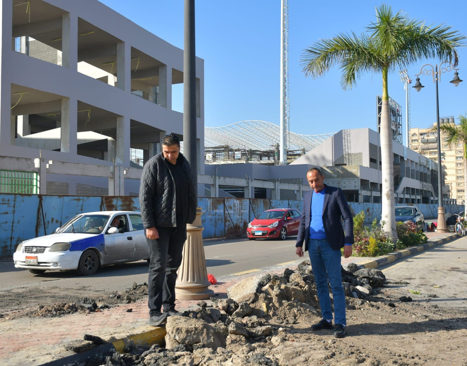 متابعة لتركيب المرافق متابعة لتركيب المرافق