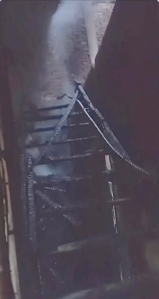 السلم الداخلي بمركز علاج الإدمان