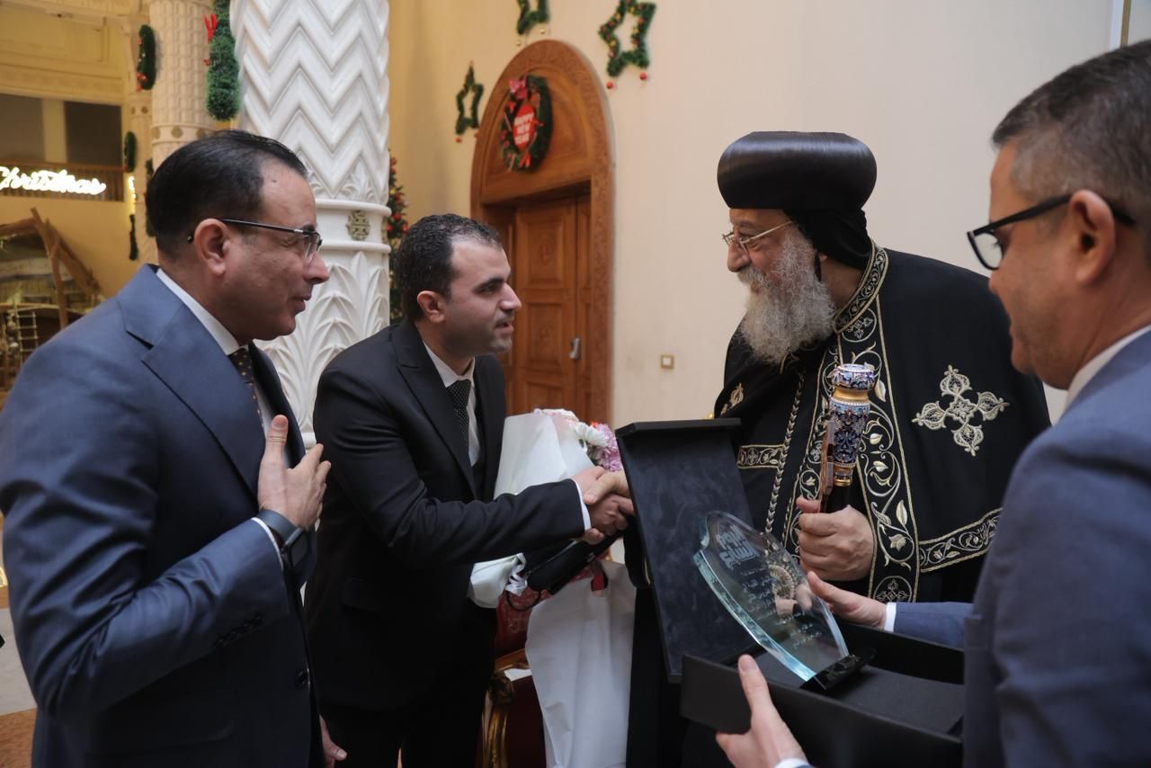 وصول وفد اليوم السابع لتقديم التهنئة لقداسة البابا وصول وفد اليوم السابع لتقديم التهنئة لقداسة البابا