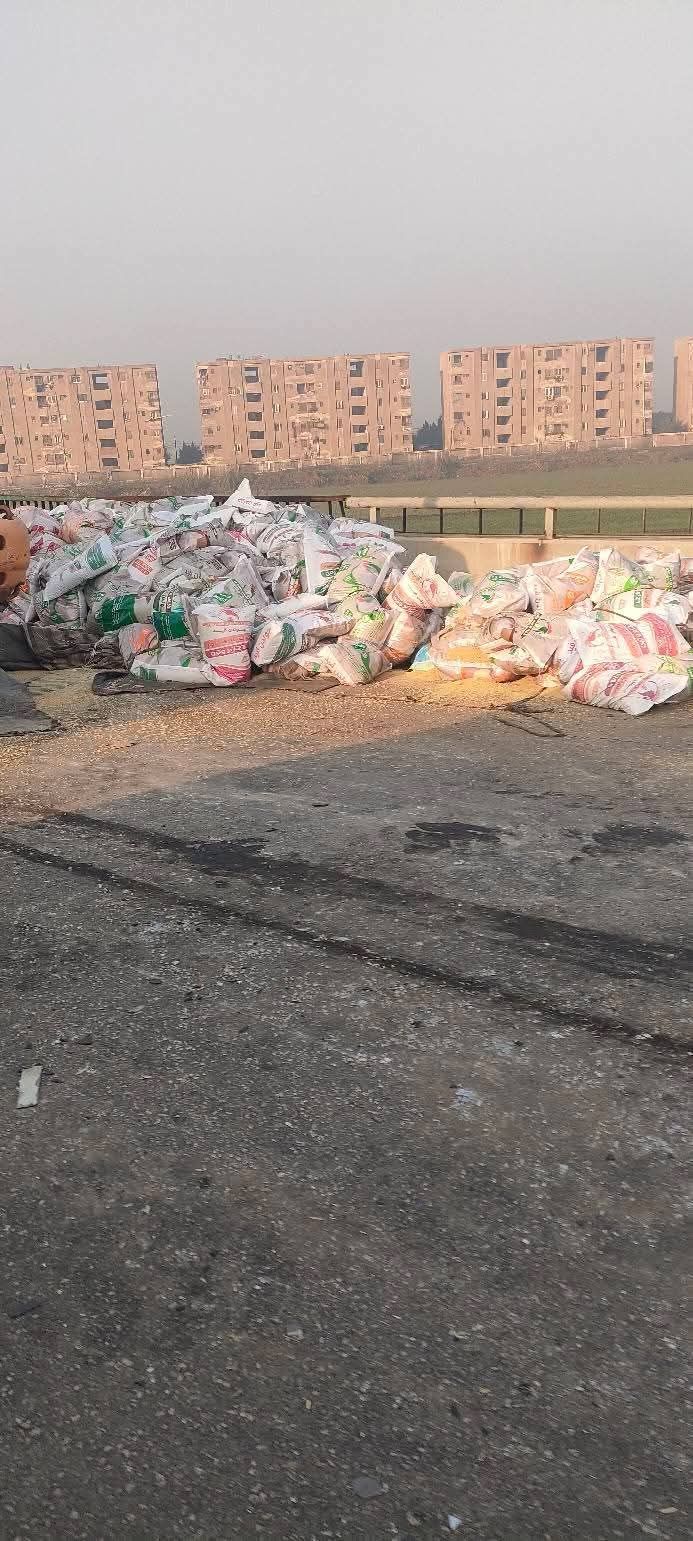 حادث سيارة في قها حادث سيارة في قها