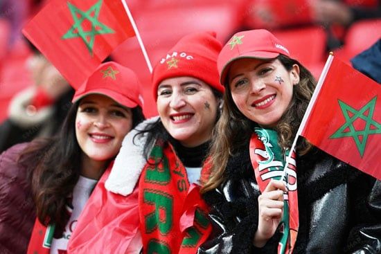فتيات المغرب من داخل مدرجات المنتخب فتيات المغرب من داخل مدرجات المنتخب