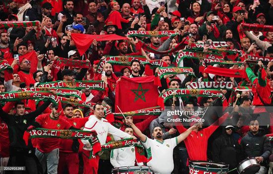 الجمهور المغربى حاضر بقوة فى كل مباريات البطولة الجمهور المغربى حاضر بقوة فى كل مباريات البطولة