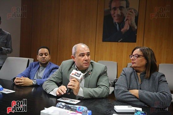 منى خليل والدكتور محمد الحسينى والدكتور محمد أشرف