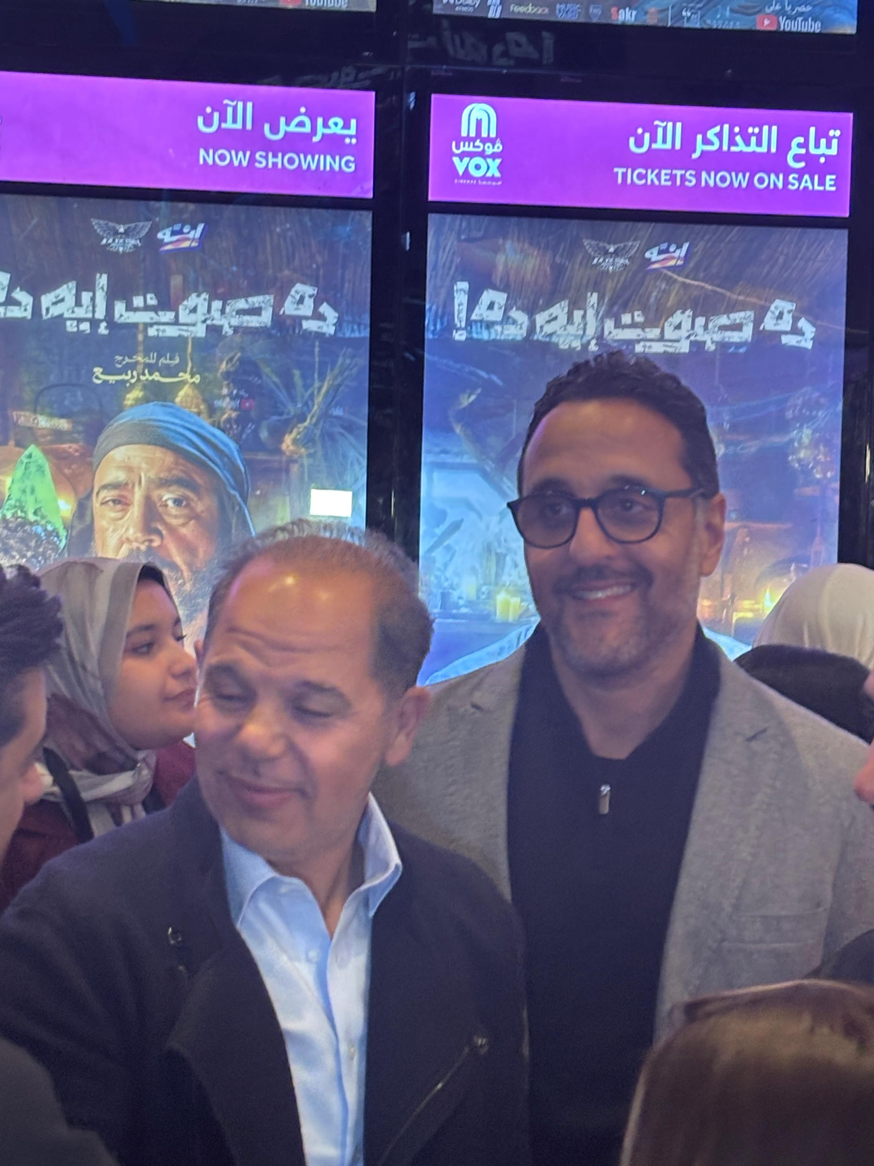 رامى إمام وهشام ماجد يساندان أبطال فيلم ده صوت إيه ده فى العرض الخاص (9) رامى إمام وهشام ماجد يساندان أبطال فيلم ده صوت إيه ده فى العرض الخاص (9)