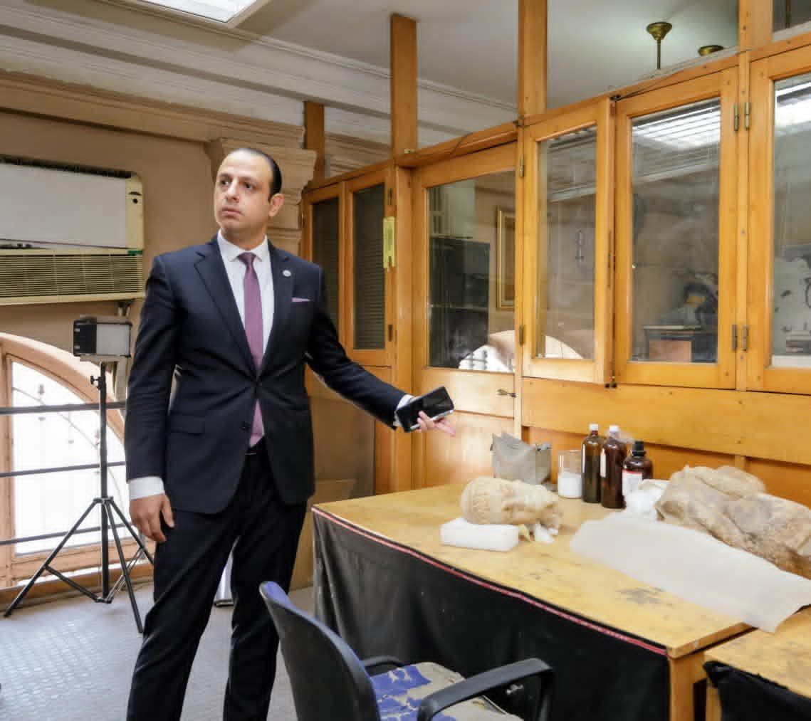 النيابة الإدارية تعاين المتحف المصري (2) النيابة الإدارية تعاين المتحف المصري (2)