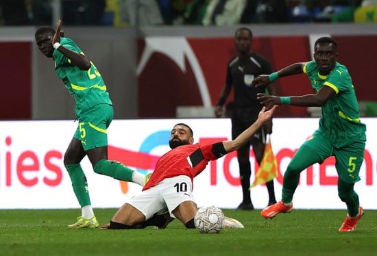 جانب من المباراة محمد صلاح جانب من المباراة محمد صلاح