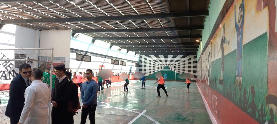 الانشطة الرياضية داخل مركز الاصلاح بجمصة الانشطة الرياضية داخل مركز الاصلاح بجمصة