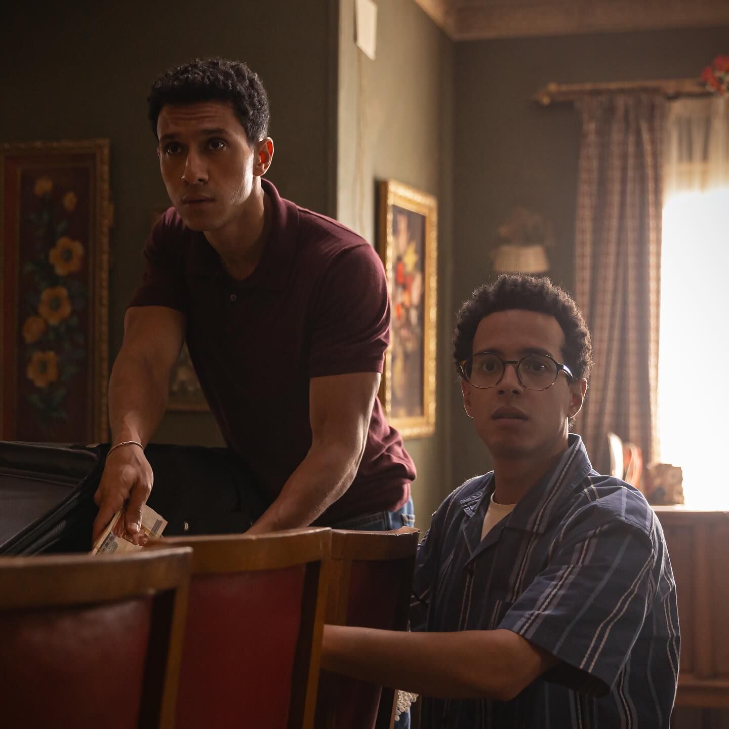 طه دسوقي وعصام عمر من كواليس فيلم سيكو سيكو طه دسوقي وعصام عمر من كواليس فيلم سيكو سيكو