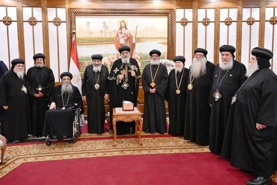 أحبار الكنيسة يستقبلون البابا تواضروس (8) أحبار الكنيسة يستقبلون البابا تواضروس (8)