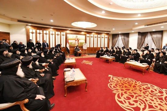 أحبار الكنيسة يستقبلون البابا تواضروس (1) أحبار الكنيسة يستقبلون البابا تواضروس (1)