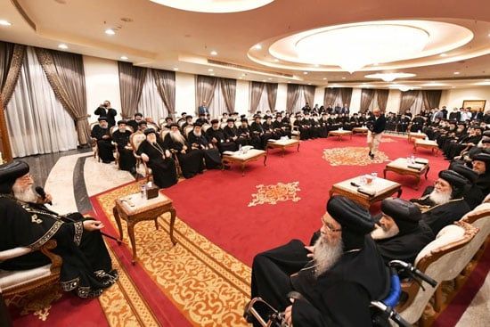 أحبار الكنيسة يستقبلون البابا تواضروس (3) أحبار الكنيسة يستقبلون البابا تواضروس (3)