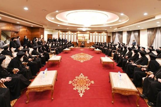 أحبار الكنيسة يستقبلون البابا تواضروس (5) أحبار الكنيسة يستقبلون البابا تواضروس (5)