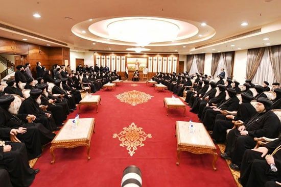 أحبار الكنيسة يستقبلون البابا تواضروس (7) أحبار الكنيسة يستقبلون البابا تواضروس (7)