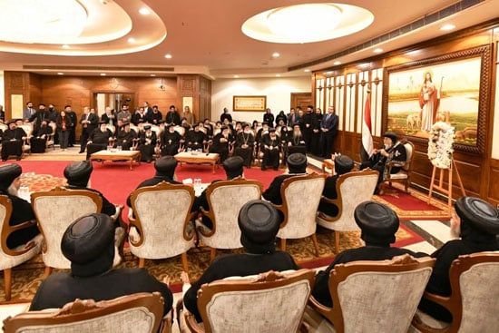 أحبار الكنيسة يستقبلون البابا تواضروس (4) أحبار الكنيسة يستقبلون البابا تواضروس (4)