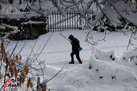 البرتغال عاصفة ثلجية تضرب البلاد البرتغال عاصفة ثلجية تضرب البلاد