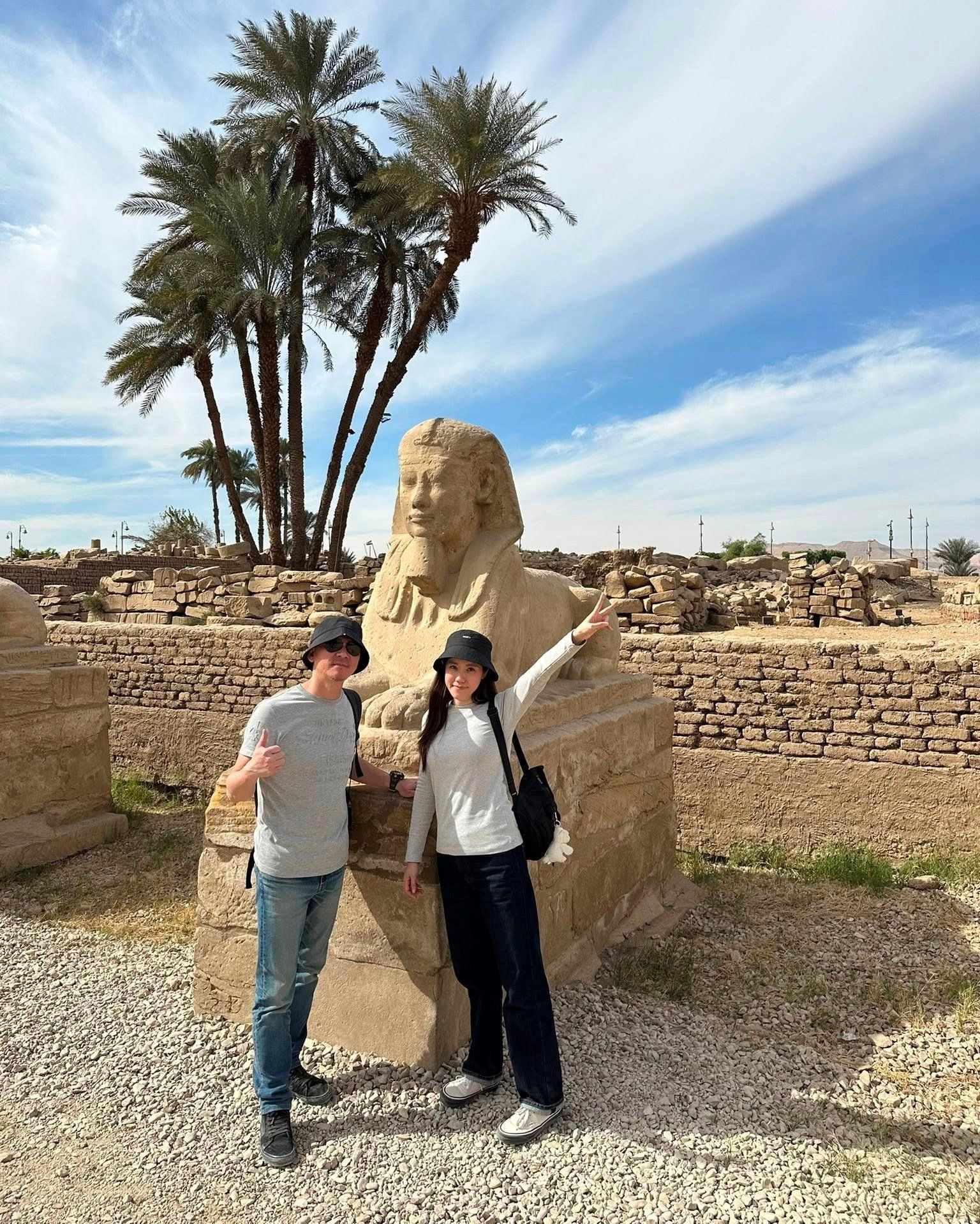 بهجة الأجانب فى قلب طريق الكباش الفرعونى بهجة الأجانب فى قلب طريق الكباش الفرعونى