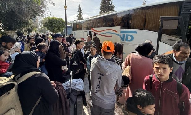 إجلاء سكان القصر الكبير إجلاء سكان القصر الكبير