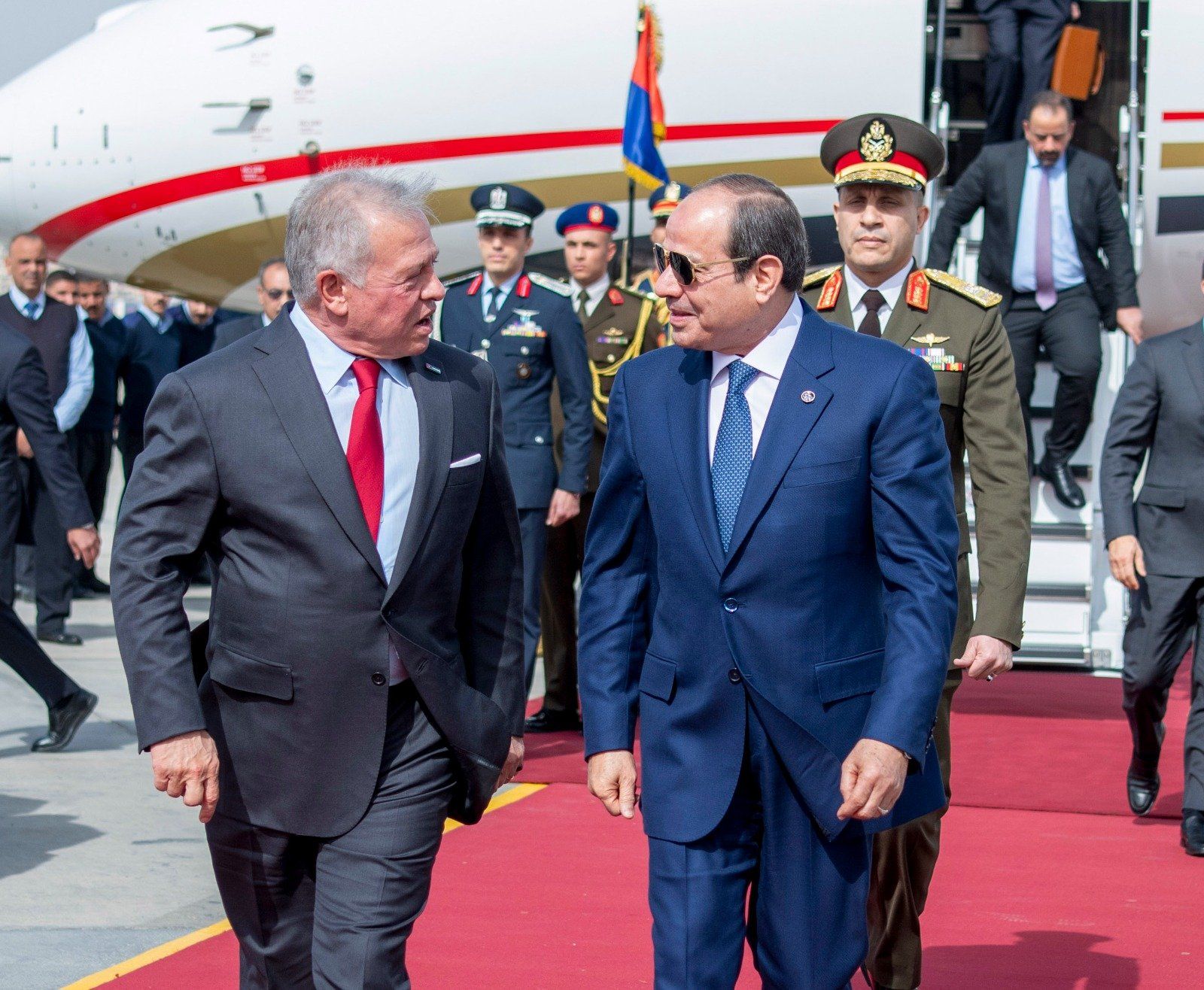 الرئيس السيسى وملك الأردن (3) الرئيس السيسى وملك الأردن (3)