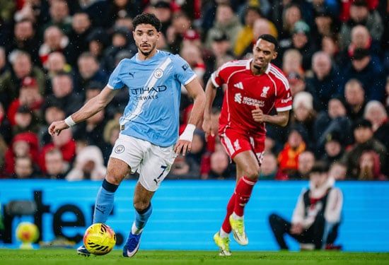 عمر مرموش خلال المباراة عمر مرموش خلال المباراة