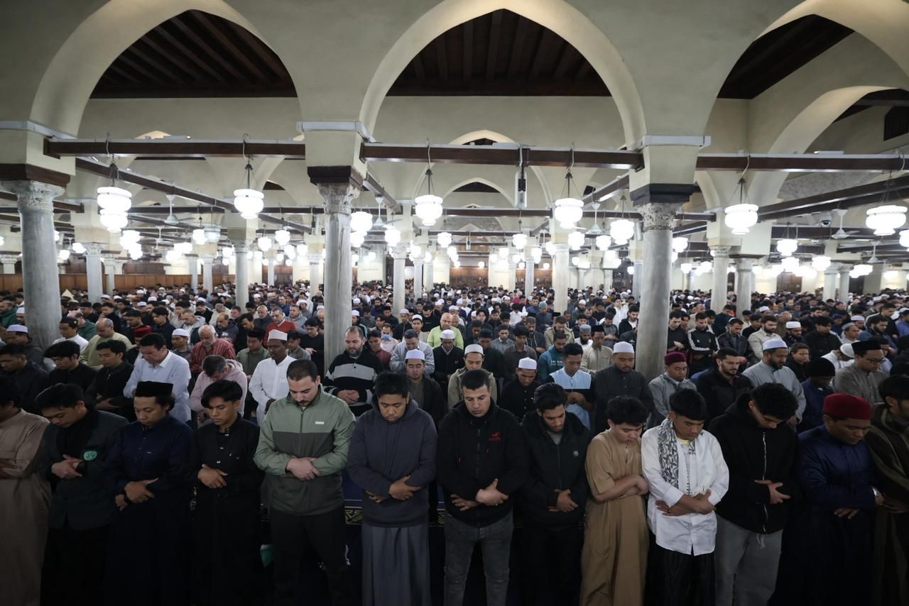 صلاة التراويح فى الجامع الأزهر صلاة التراويح فى الجامع الأزهر