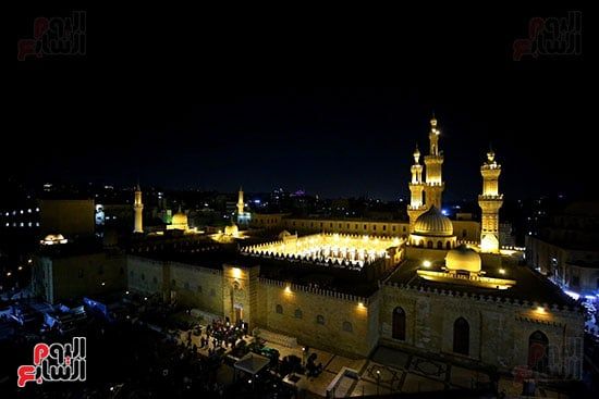 جانب من ساحة المسجد