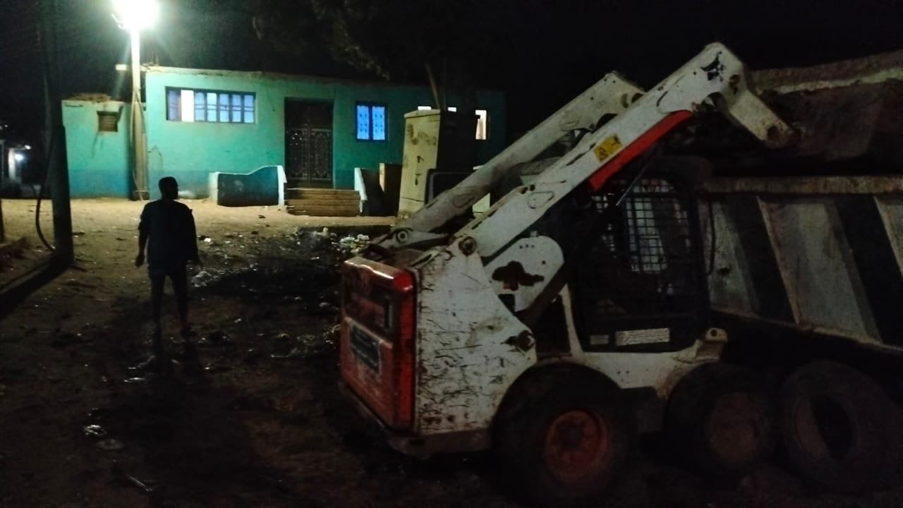 جانب من حملات الإشغالات جانب من حملات الإشغالات