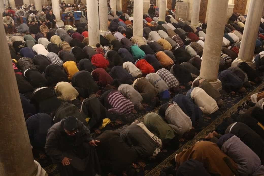 جانب من صلاة التراويح جانب من صلاة التراويح