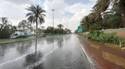 أمطار ورياح على منطقة الباحة حتى المساء 