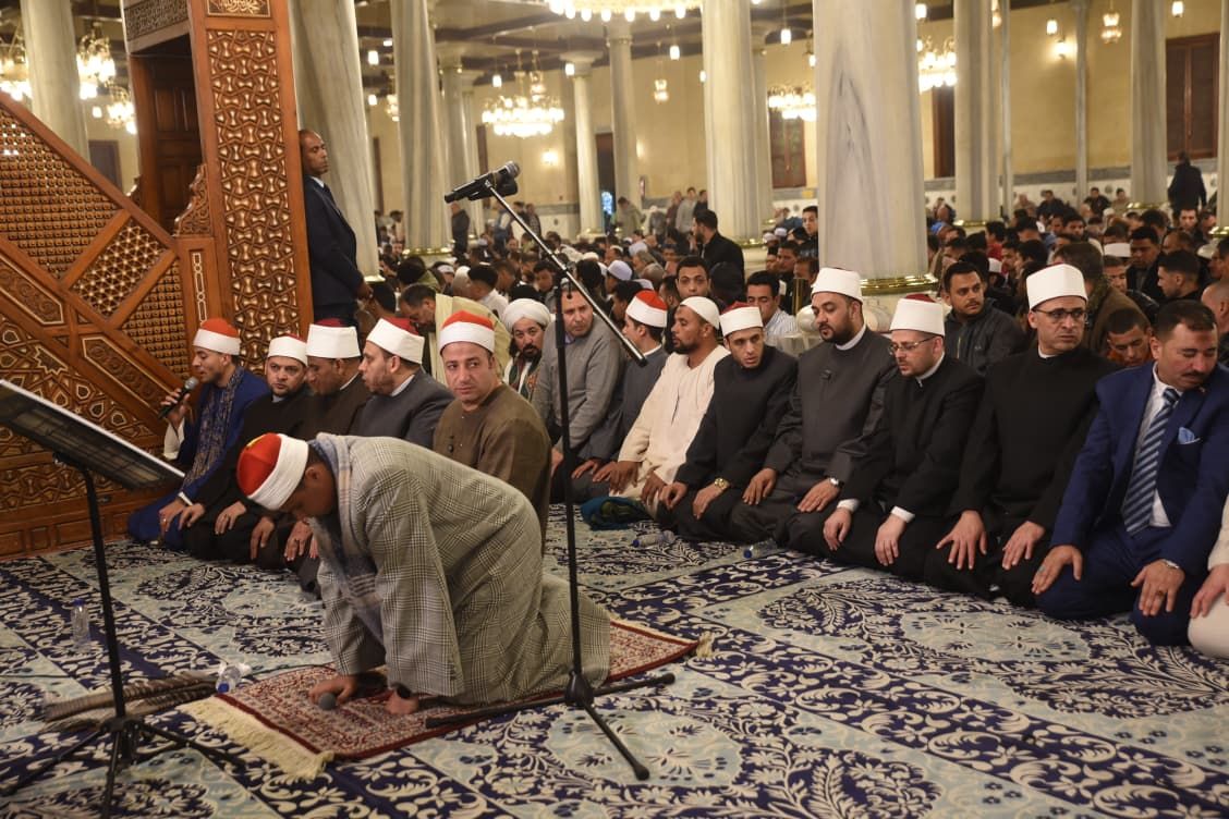 صلاة التراويح فى مسجد الحسين صلاة التراويح فى مسجد الحسين