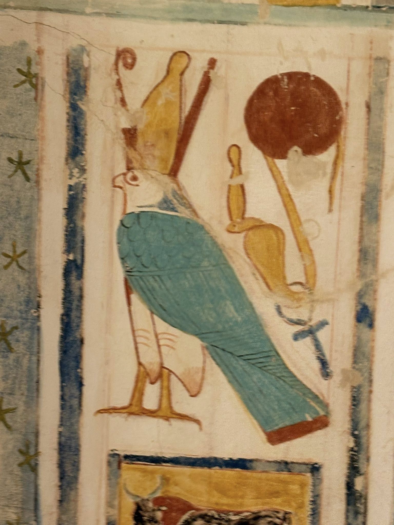 رسومات لحورس على جدران مقابر وادى الملوك رسومات لحورس على جدران مقابر وادى الملوك