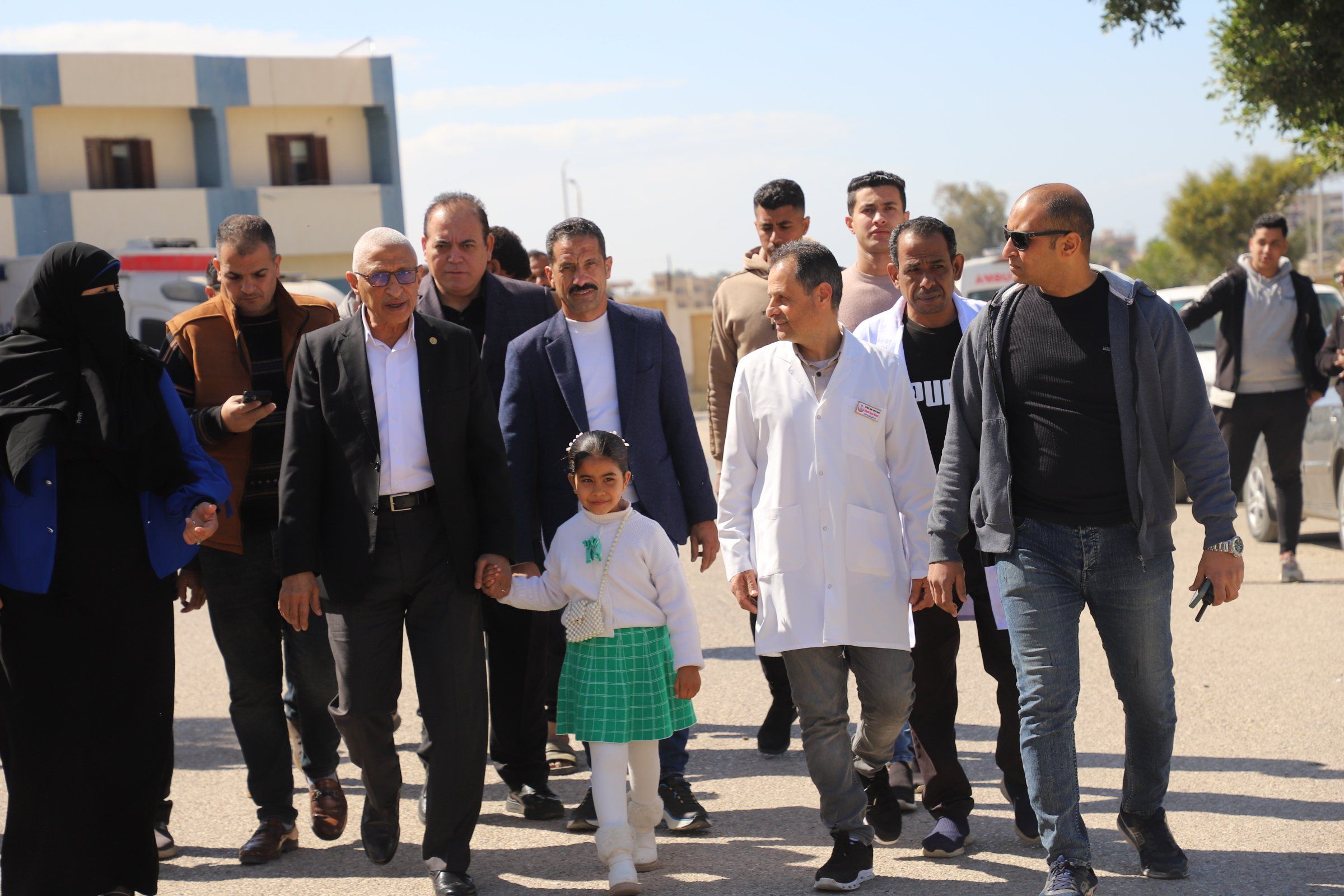 تفقد مستشفي الشيخ زويد تفقد مستشفي الشيخ زويد