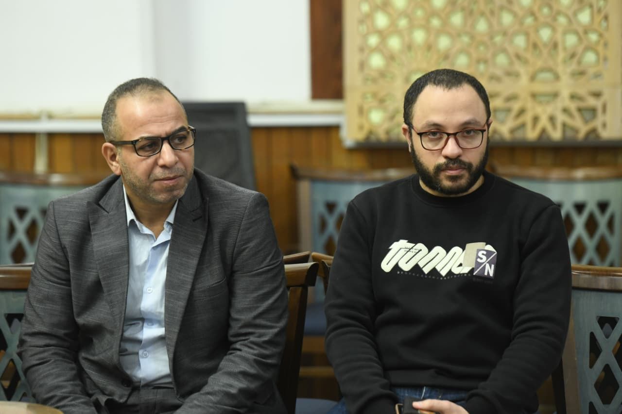 الكاتب الصحفى أحمد لطفى والكاتب الصحفى شعبان هدية الكاتب الصحفى أحمد لطفى والكاتب الصحفى شعبان هدية