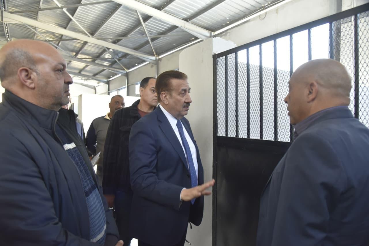 المخافظ يتفقد الشلتر المخافظ يتفقد الشلتر